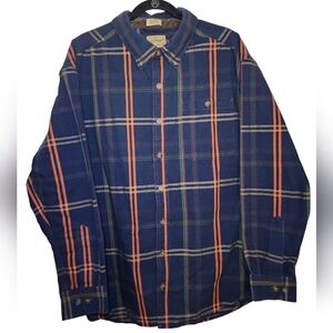 CE Schmidt Workwear Long Sleeve Plaid Button Down Shirt‎ Men's Size XL